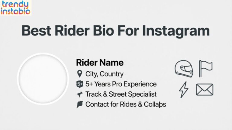 309+Best Rider Bio For Instagram For Boys