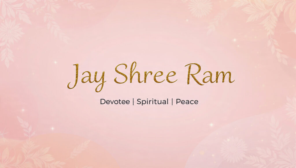 Modern Jay Shree Ram Instagram Bio