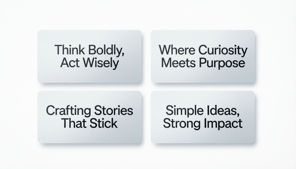 Creative Good Lines for Bio Ideas