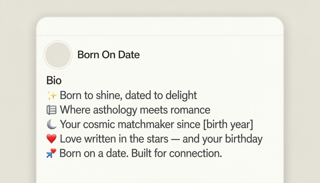 Born On Date Instagram Bio Ideas