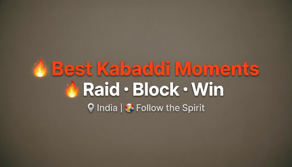 Best Kabaddi Instagram Bio