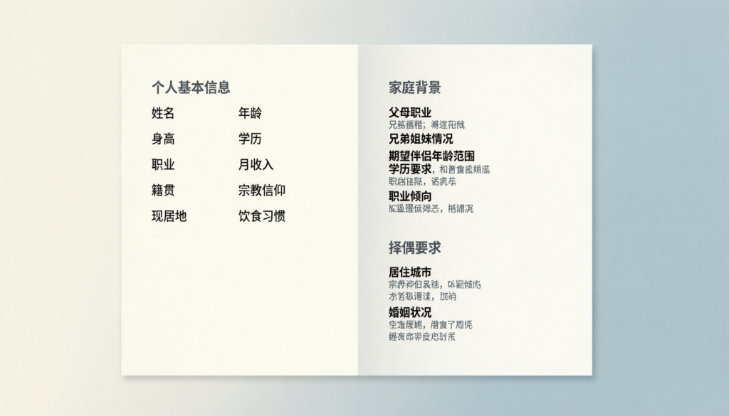 Professional Matrimonial Profile Templates